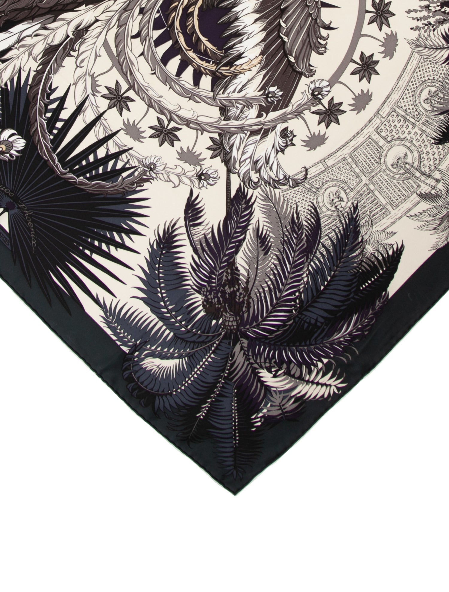 Hermès Mythiques Phoenix Silk Scarf