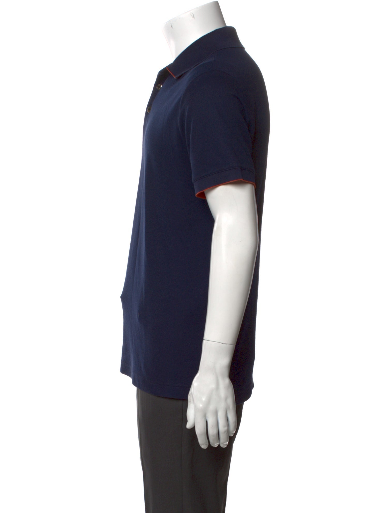 Hermès V-Neck Short Sleeve Polo Shirt