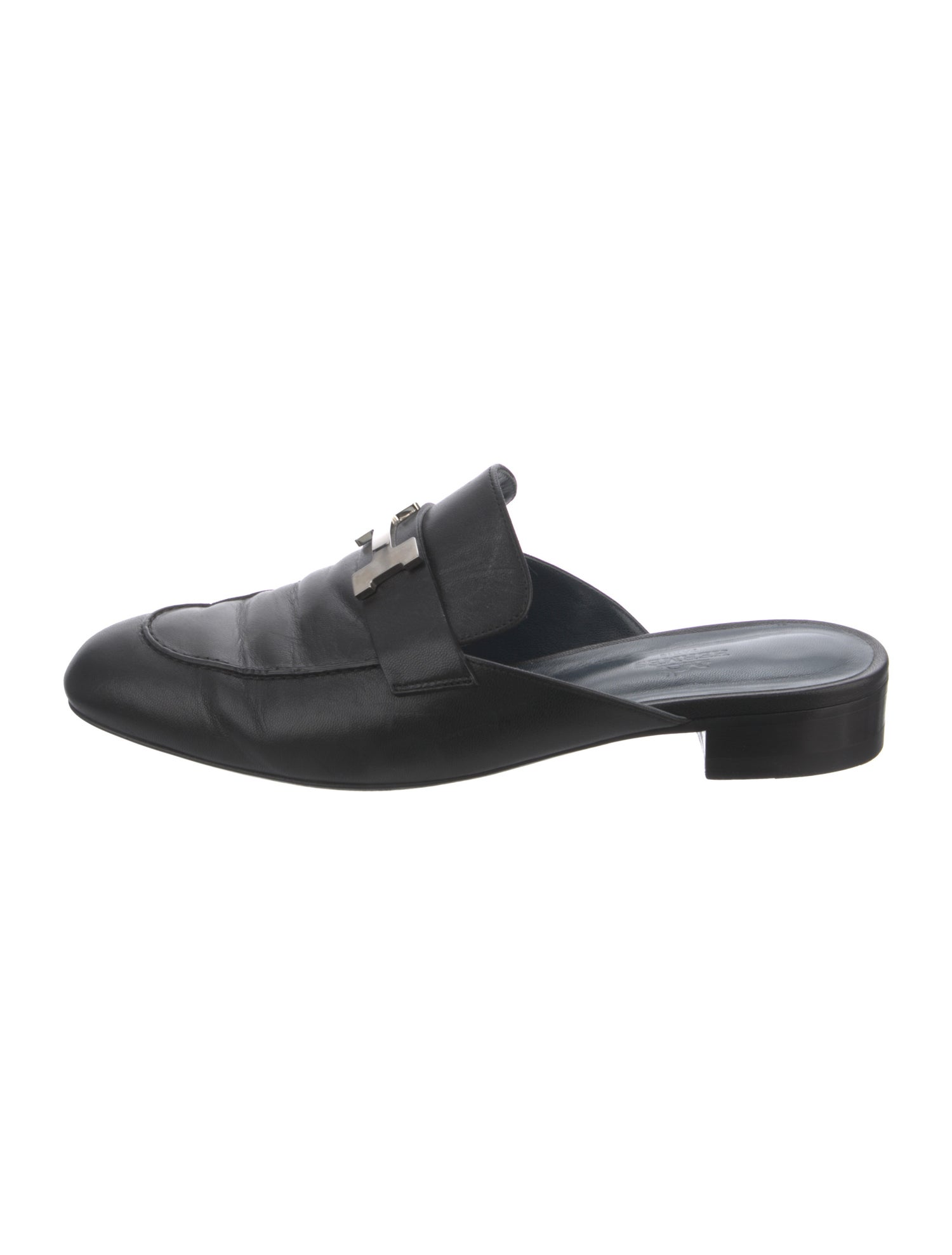 Hermès Paradis H Logo Mules