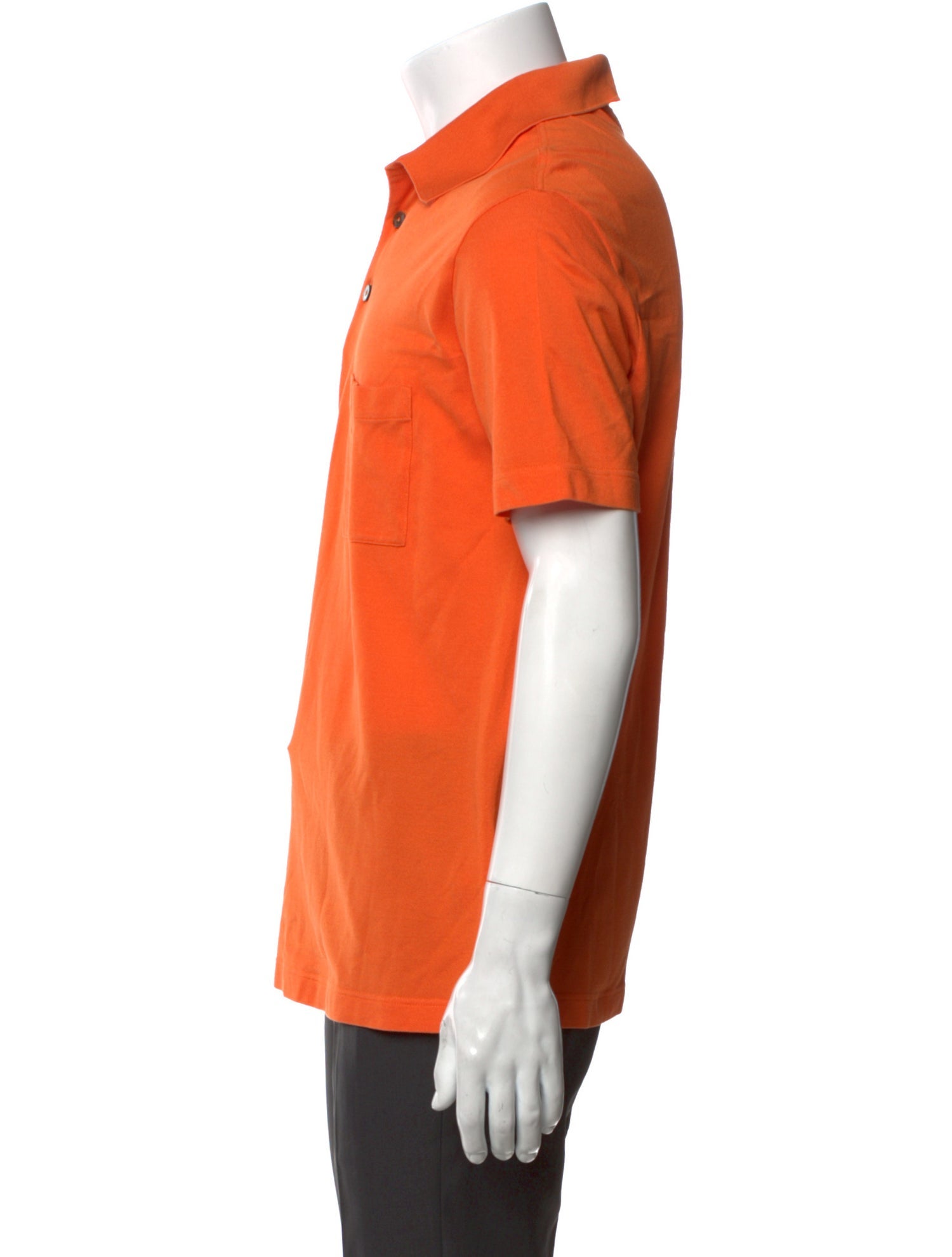 Hermès Collar Short Sleeve Polo Shirt