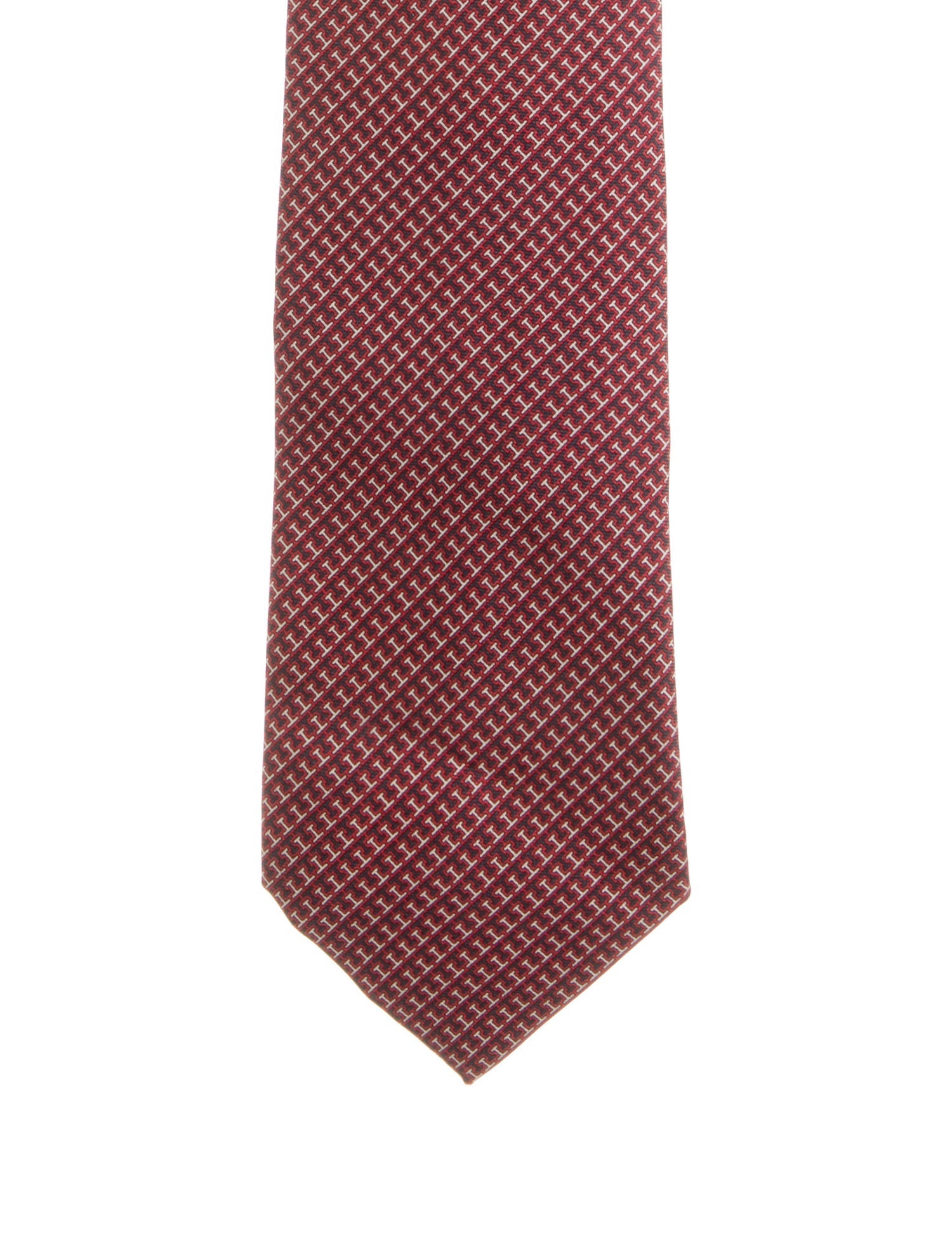 Hermès Silk Printed Tie