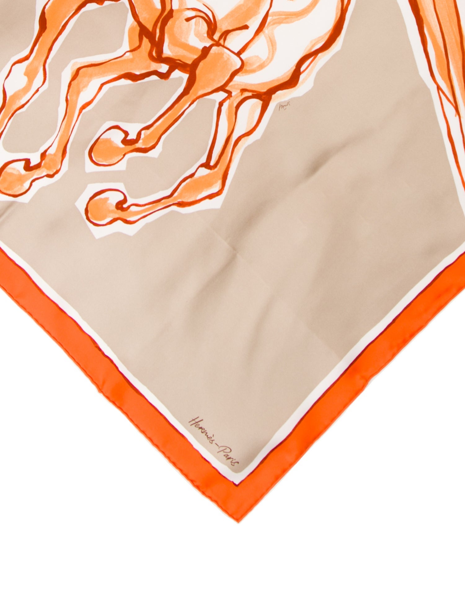 Hermès Libre Comme Pegase Silk Scarf