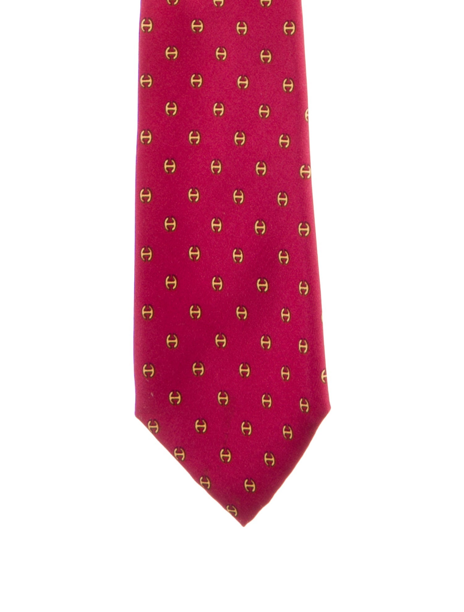 Hermès Printed Silk Tie
