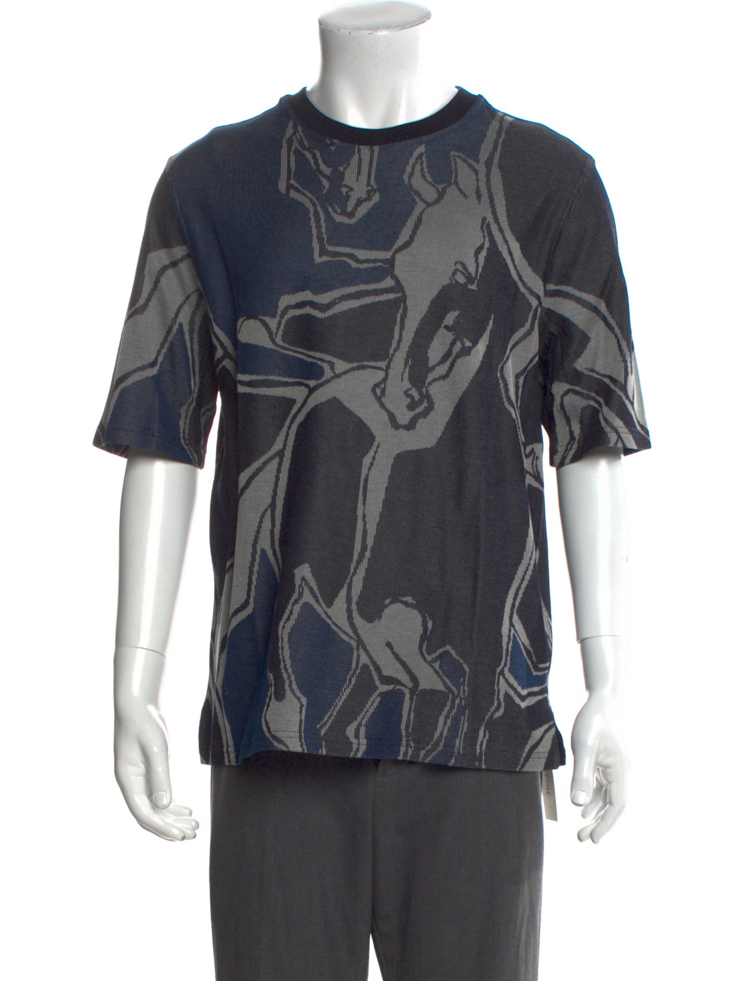 Hermès Printed Crew Neck T-Shirt