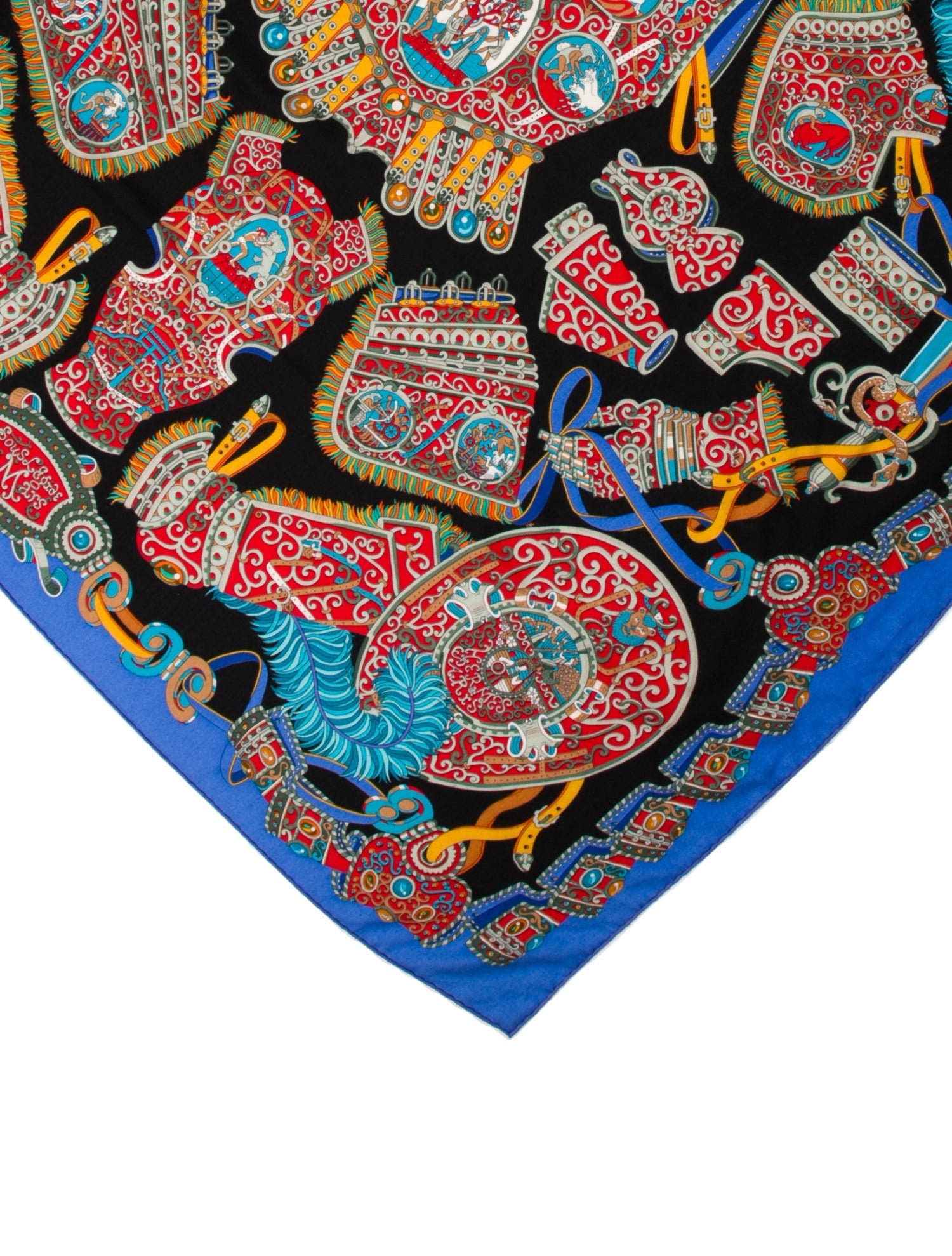 Hermès Sous L'Egide de Mars Cashmere Shawl