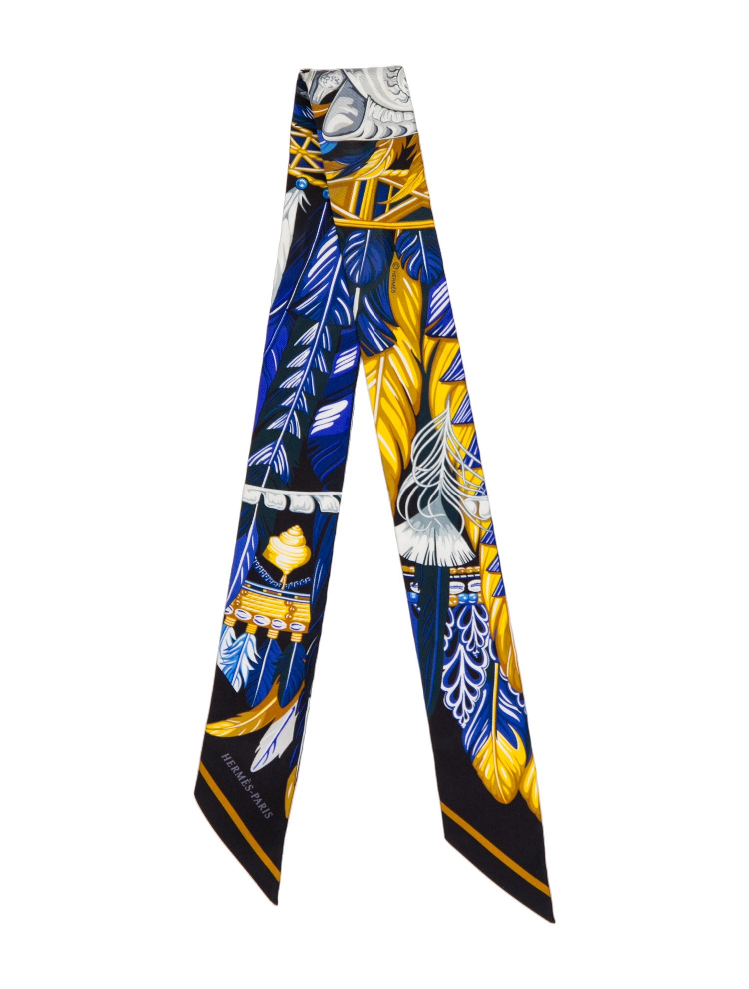 Hermès Danse Pacifique Twilly Scarf