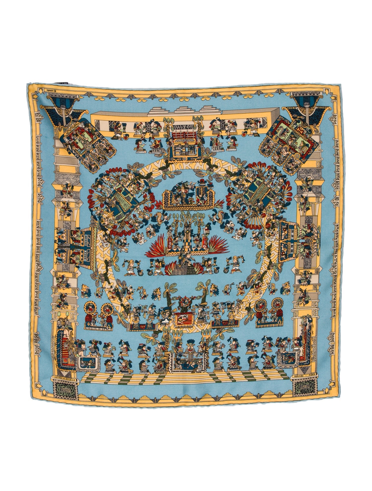 Hermès Astres et Soleils Silk Scarf