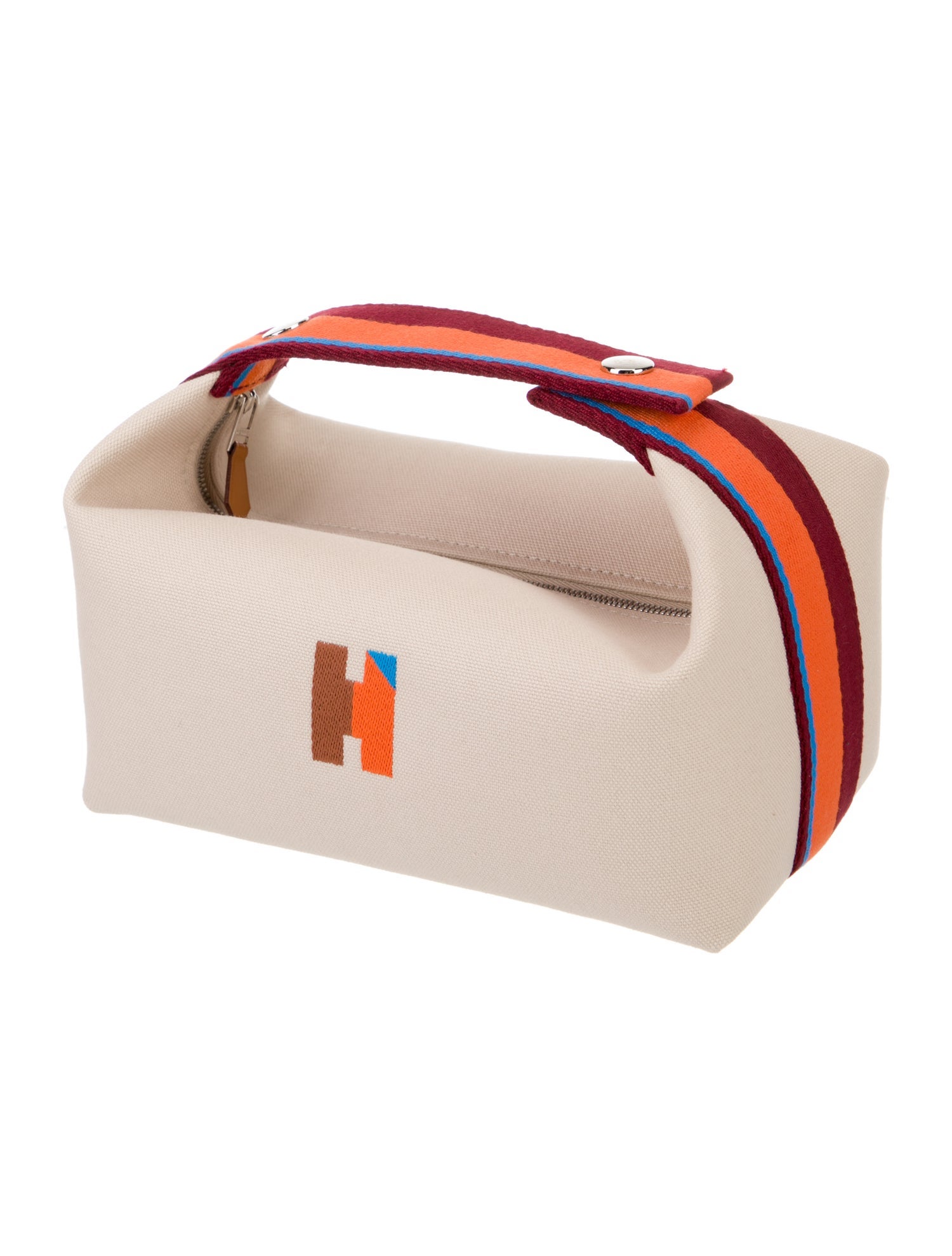 Hermès Toile Small Bride-a-Brac H Pavillon Case