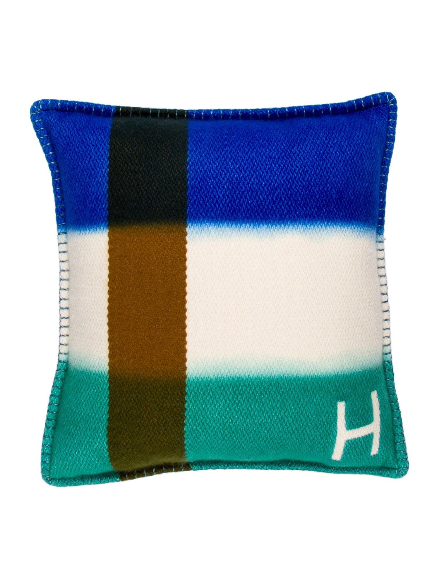 Hermès H Dye Throw Pillow
