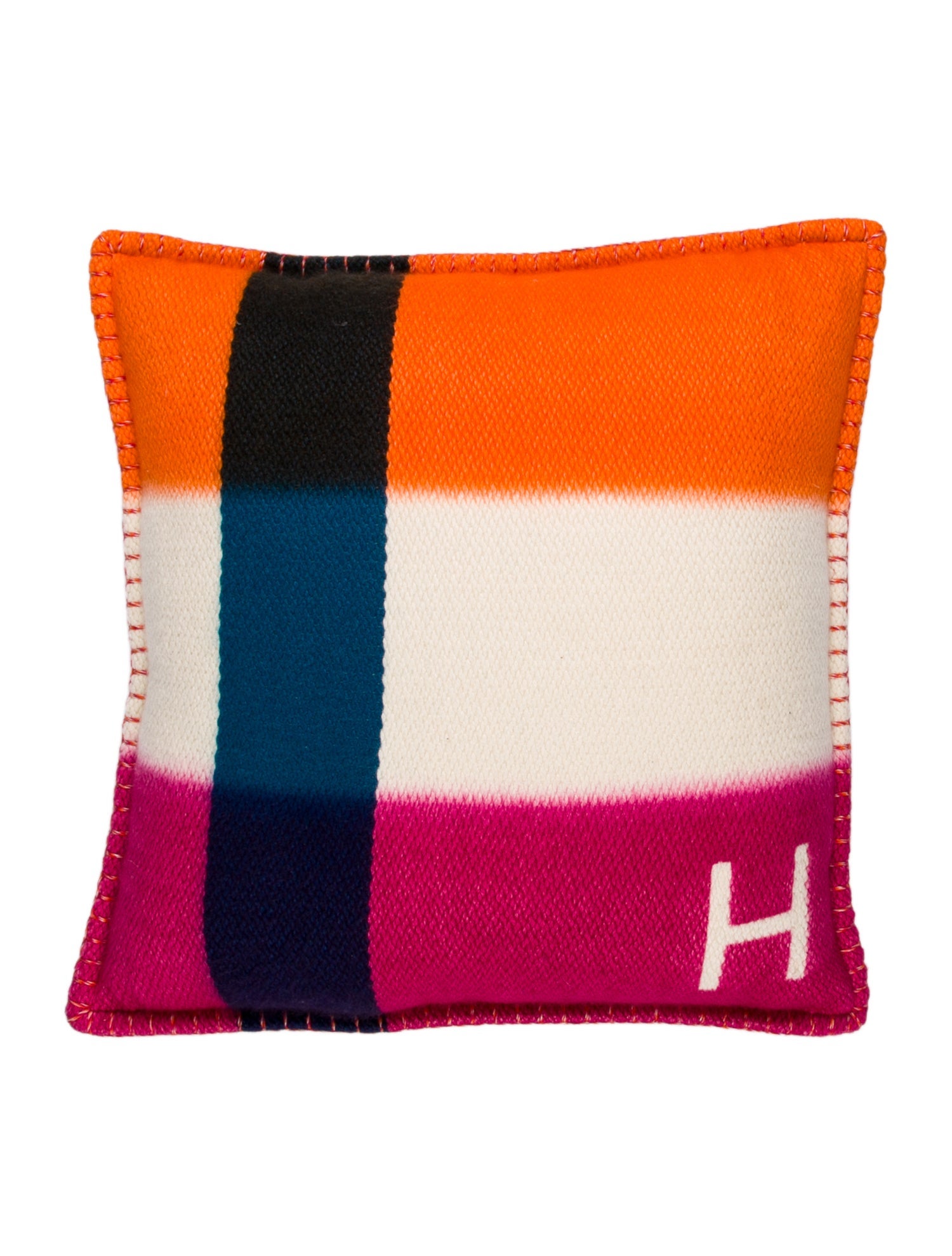 Hermès H Dye Throw Pillow