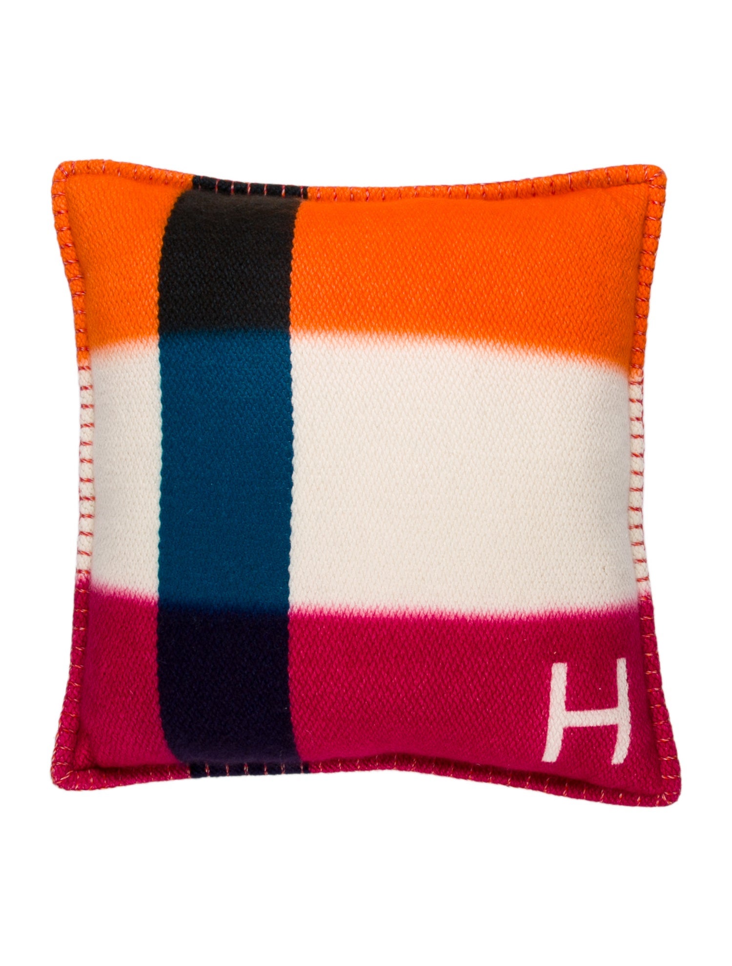 Hermès H Dye Throw Pillow