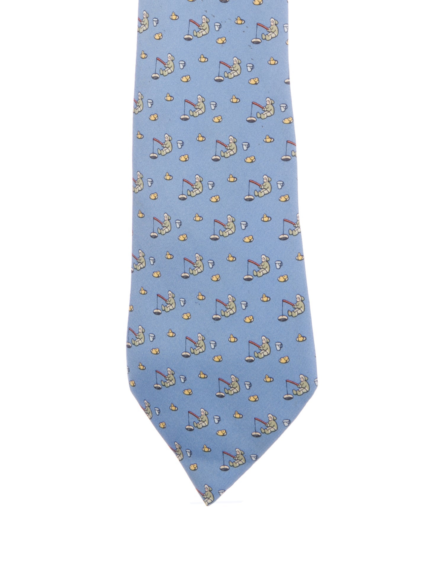 Hermès Silk Print Tie