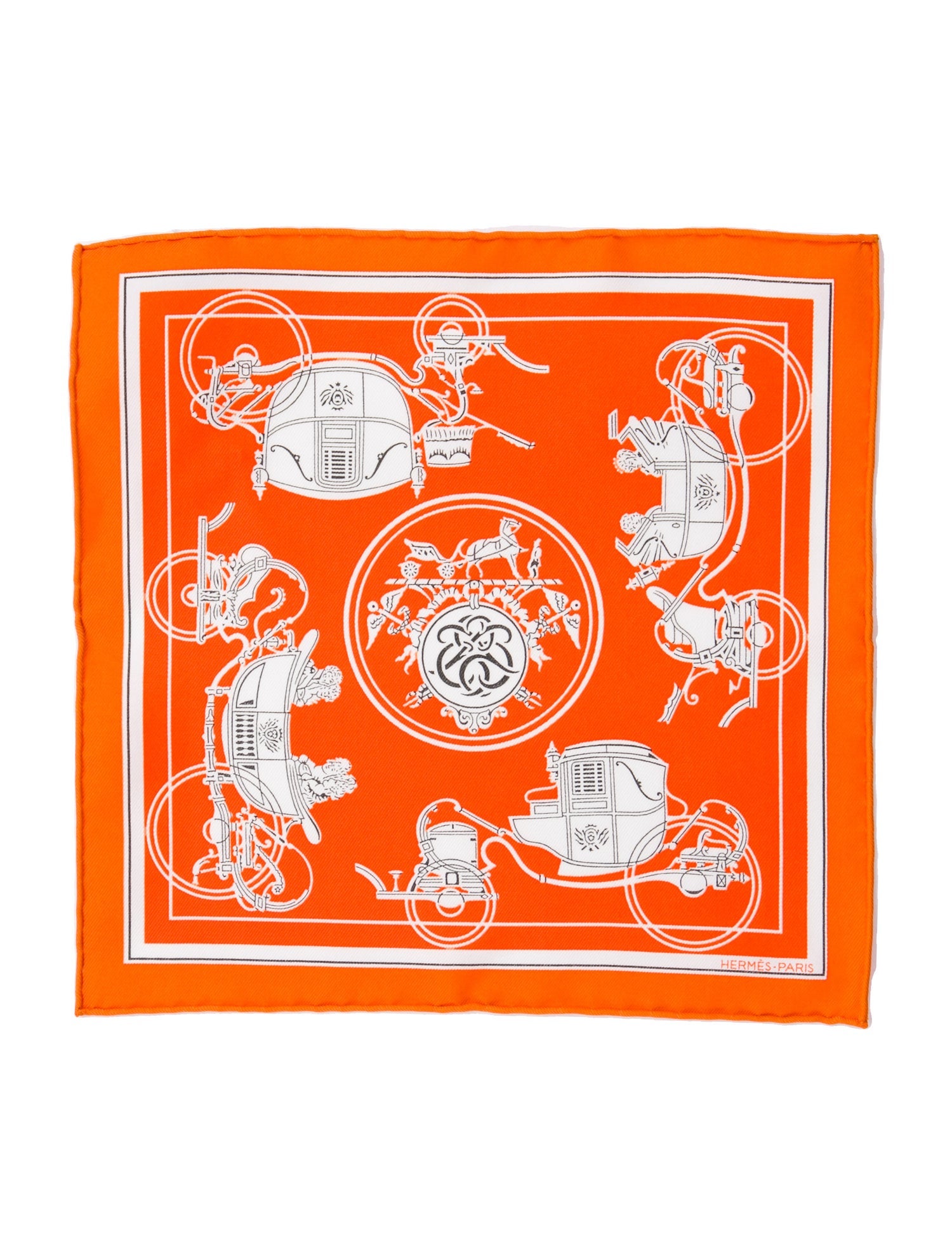 Hermès Ex-Libris Nano Cashmere Scarf