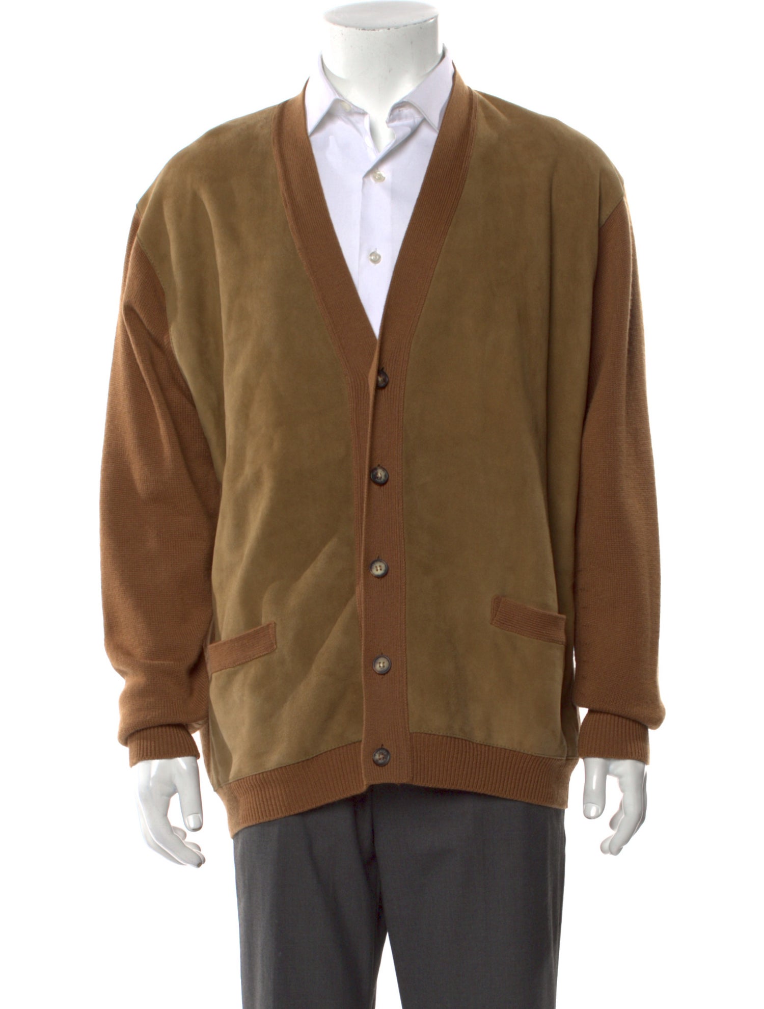 Hermès Cashmere V-Neck Cardigan