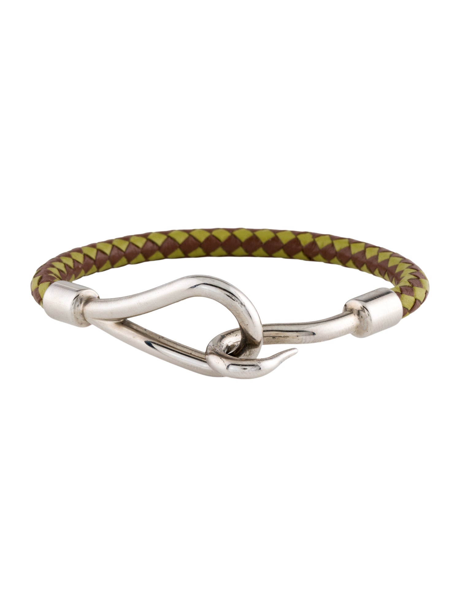 Hermès Leather Jumbo Hook Bracelet