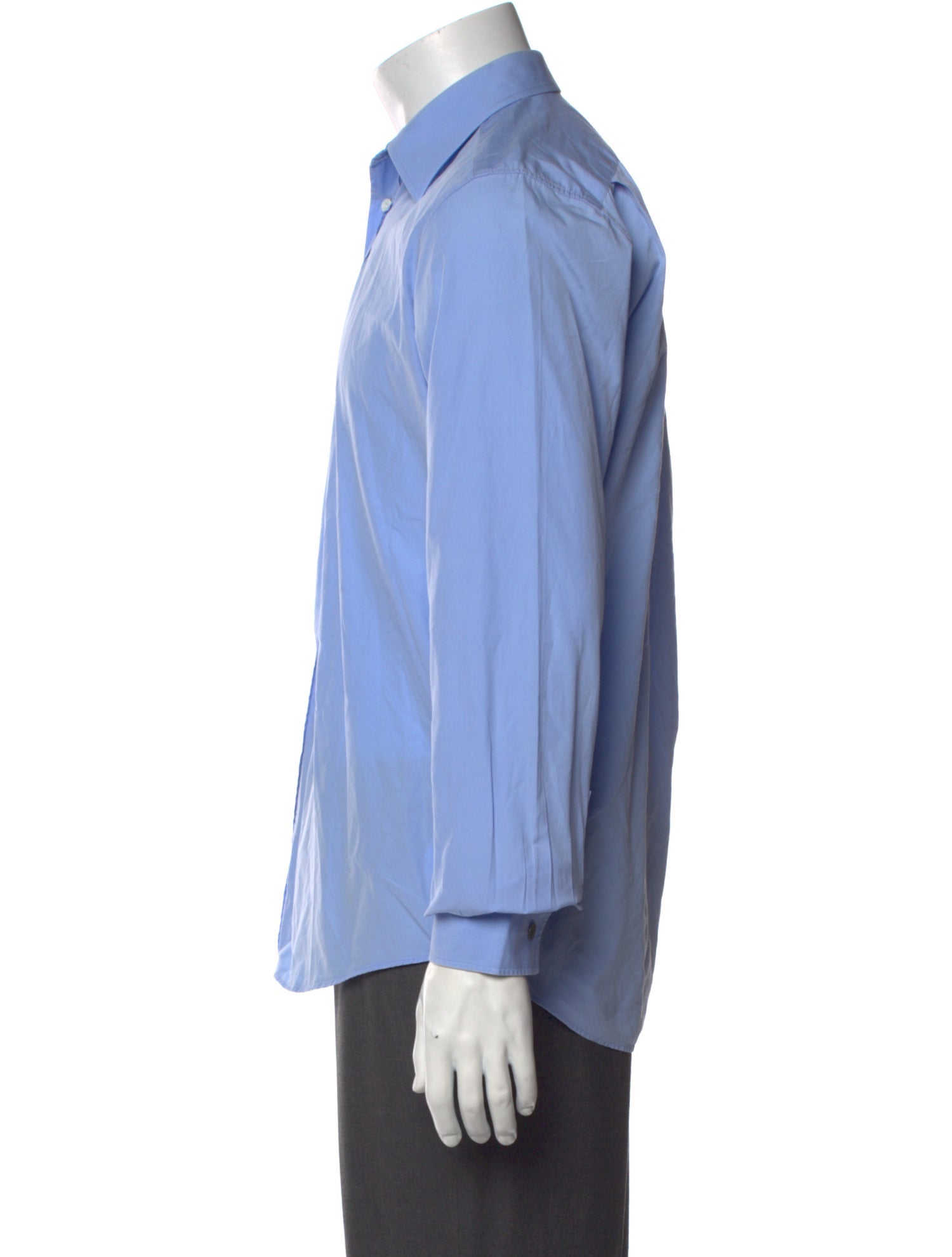 Hermès Striped Long Sleeve Dress Shirt