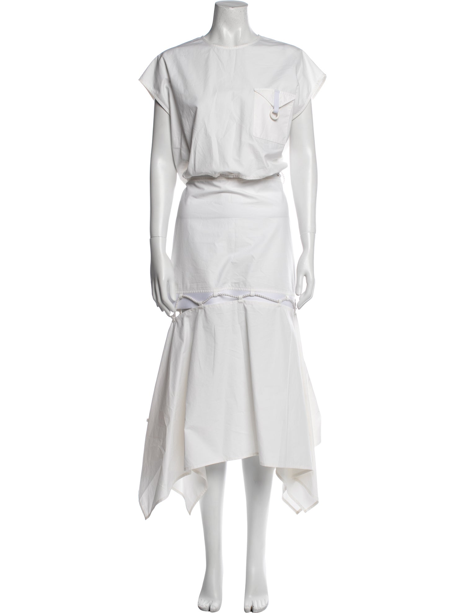 Hermès Crew Neck Long Dress