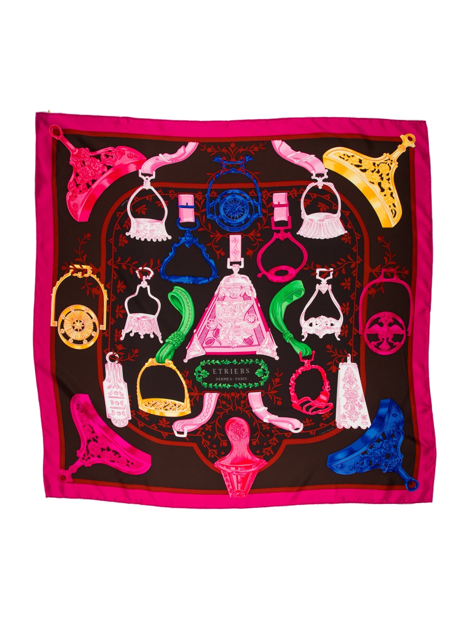 Hermès Etriers Remix Silk Scarf w/ Tags