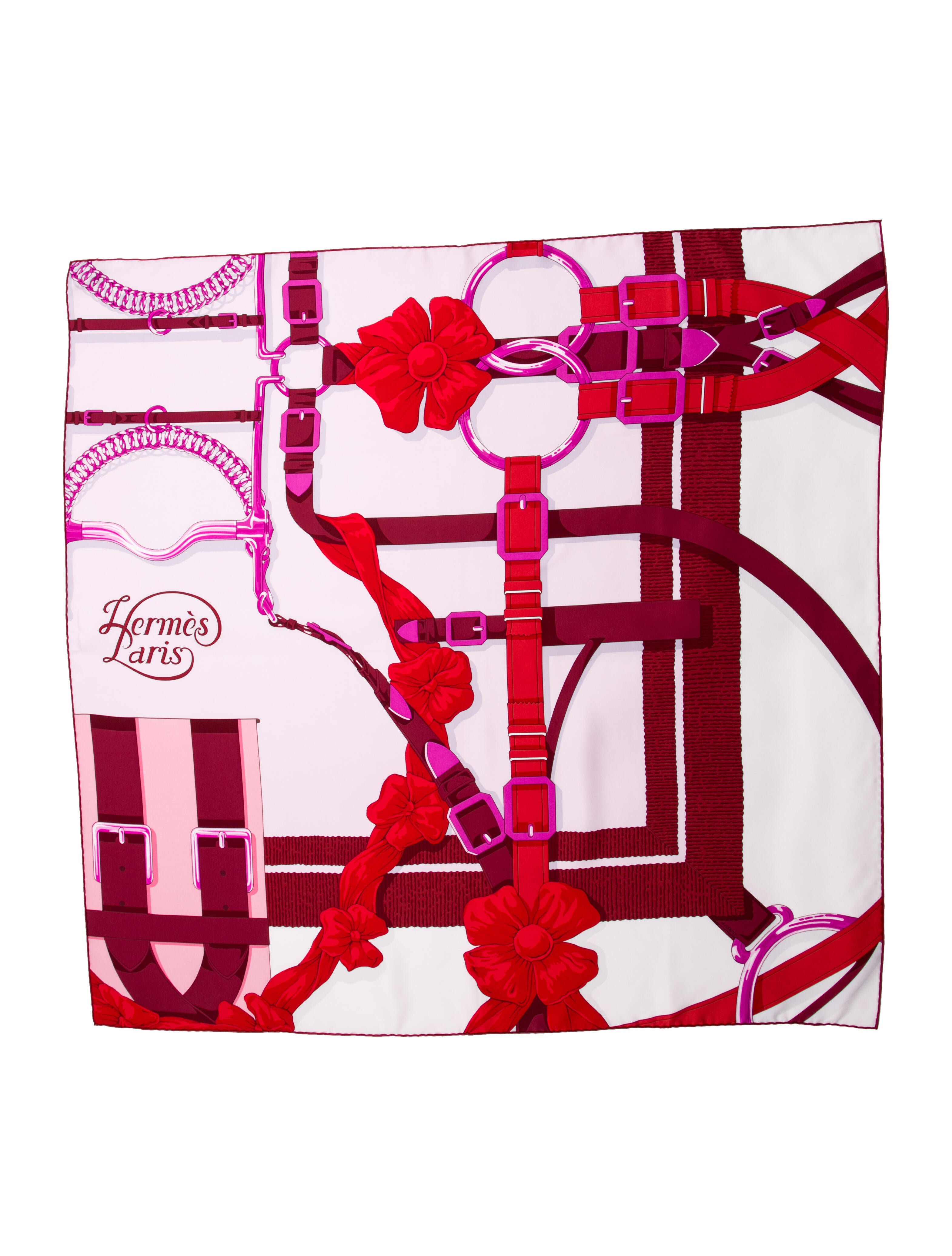 Hermès Grand Manege Detail Silk Scarf w/ Tags