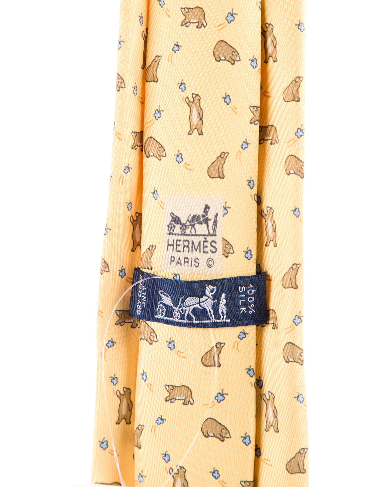 Hermès pattern print tie