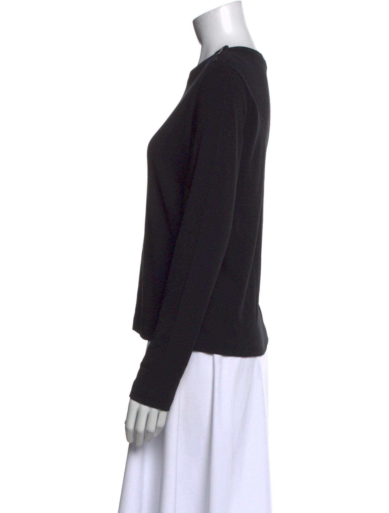 Hermès Crew Neck Long Sleeve Top