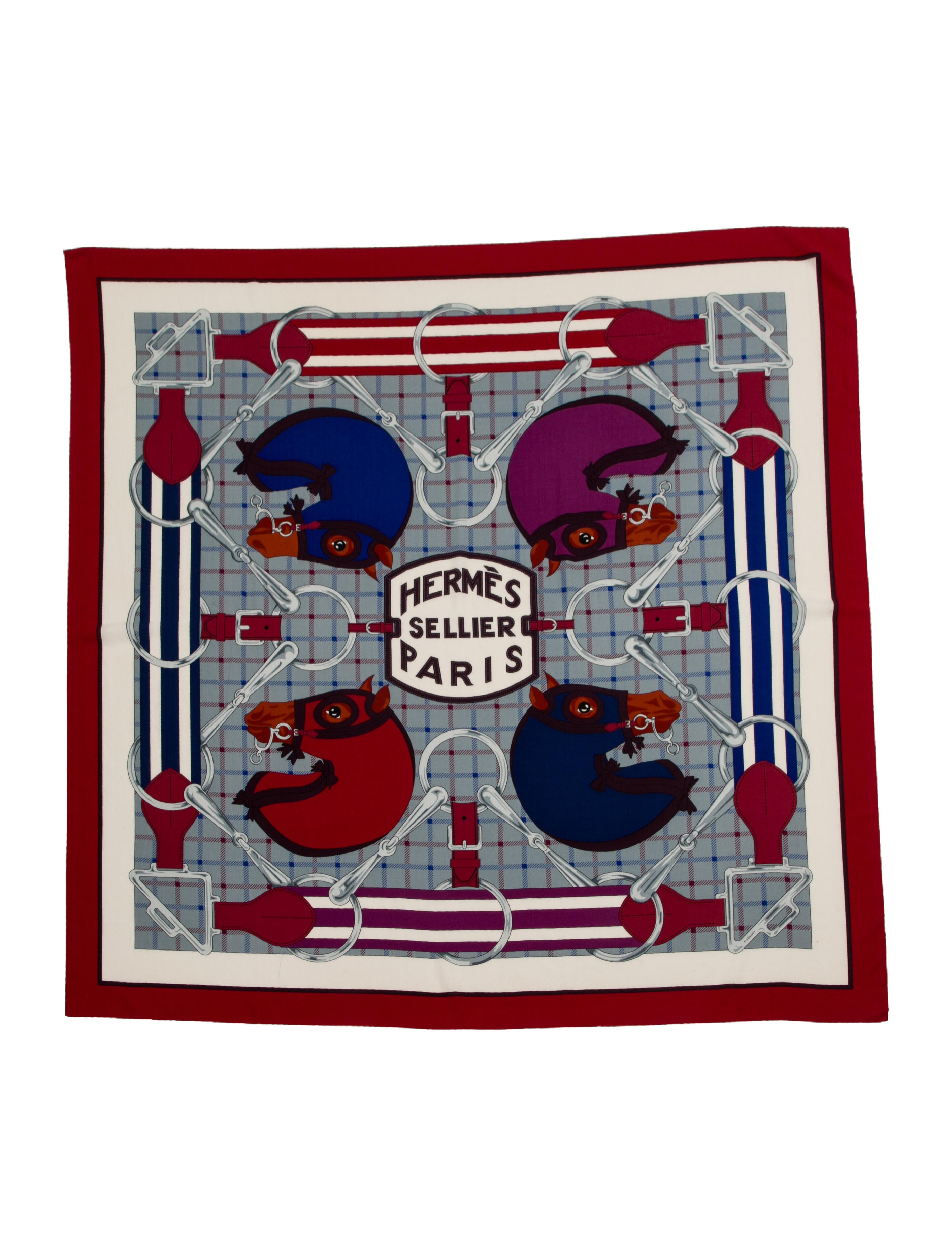 Hermès Tatersale Silk Shawl