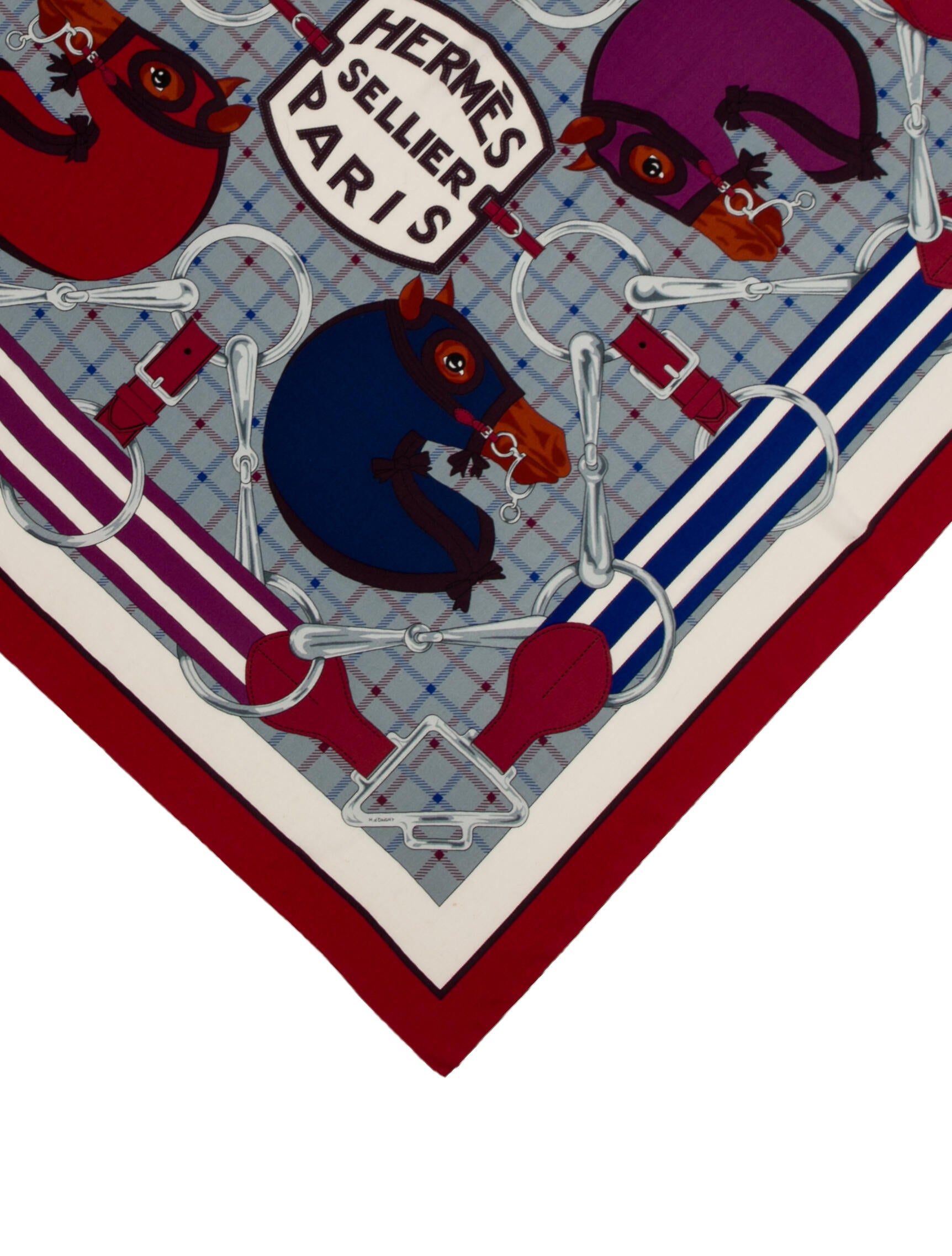 Hermès Tatersale Silk Shawl