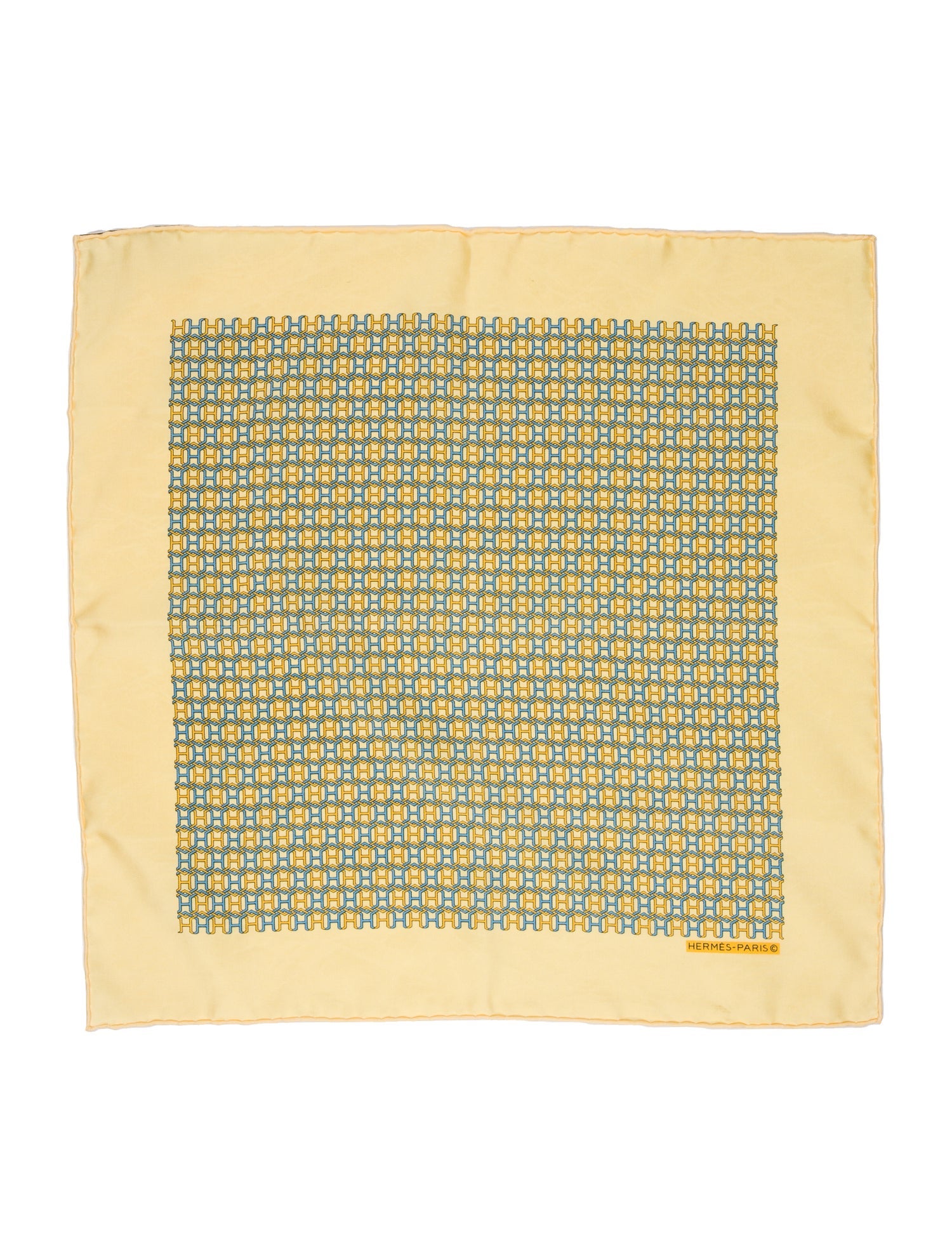 Hermès Silk Pocket Square