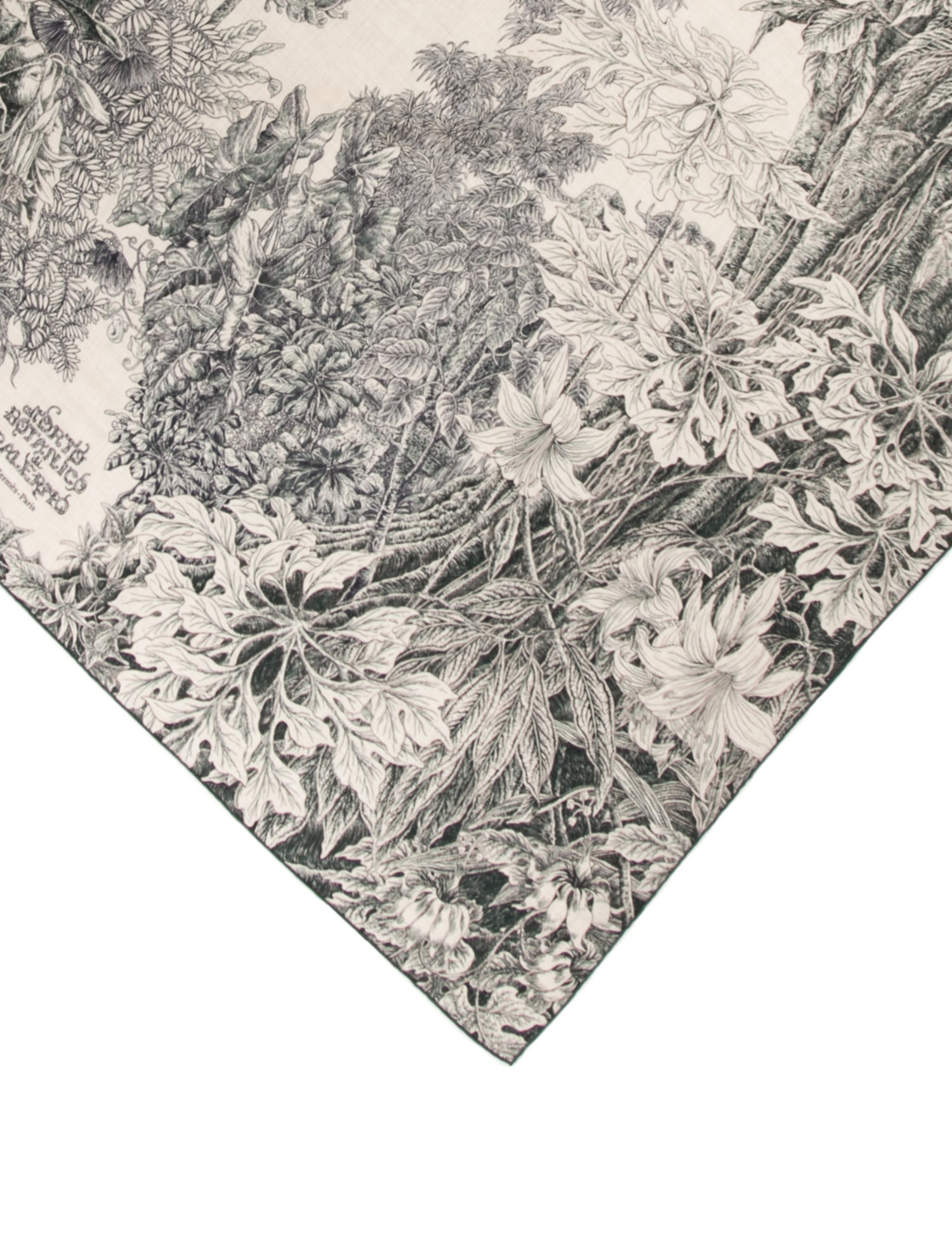 Hermès All 'Orto Botanico Di Palermo Cashmere Scarf