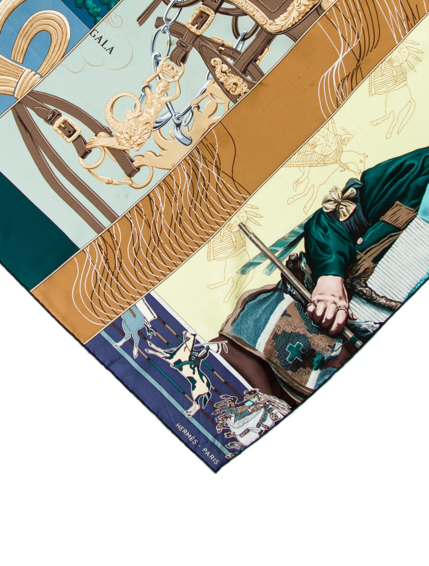 Hermès Carré En Carrés Silk Scarf