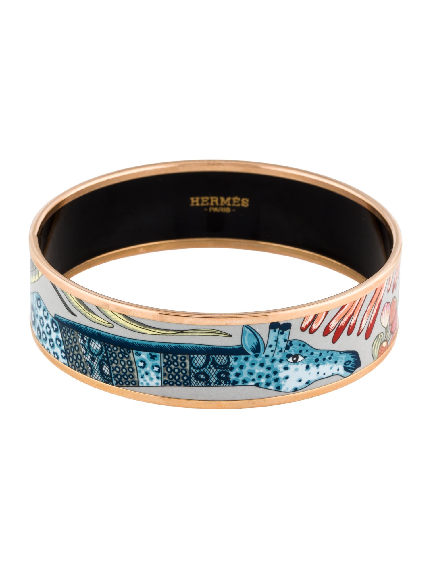 Hermès Wide Enamel Bracelet