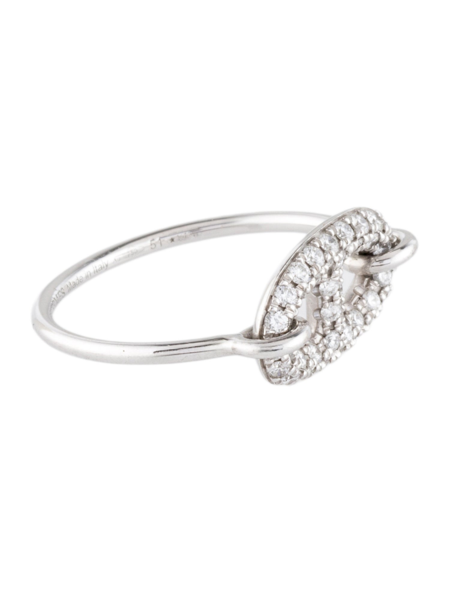 Hermès 18K Diamond Farandole Ring