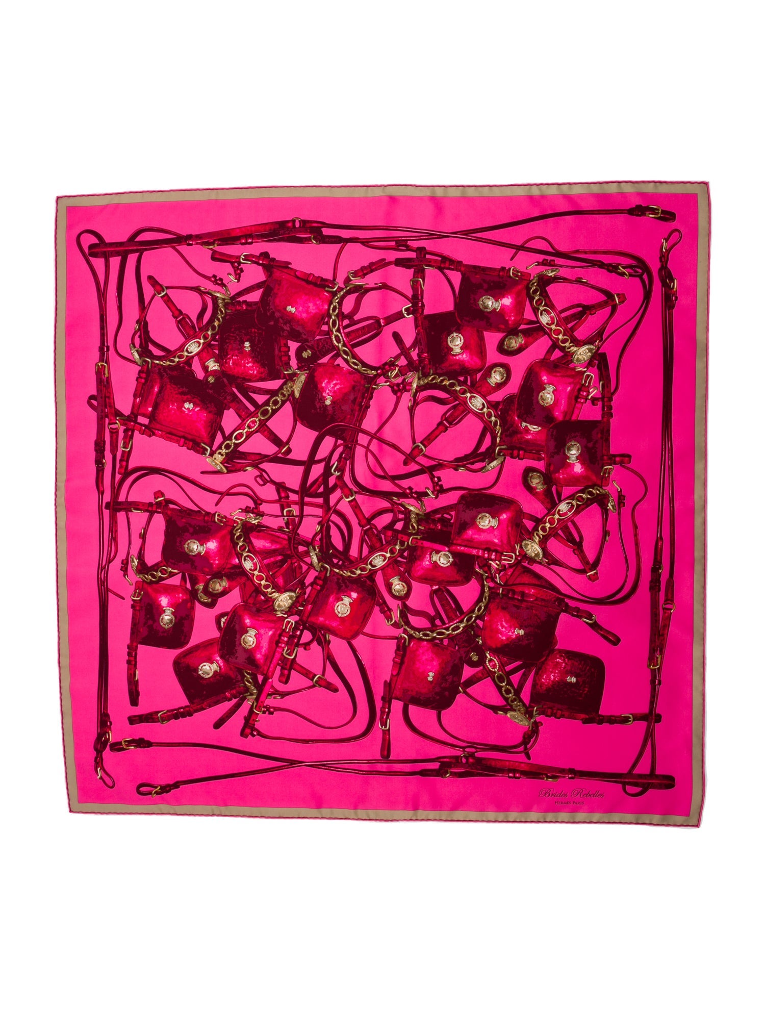 Hermès Brides Rebelles Silk Scarf Silk Scarf