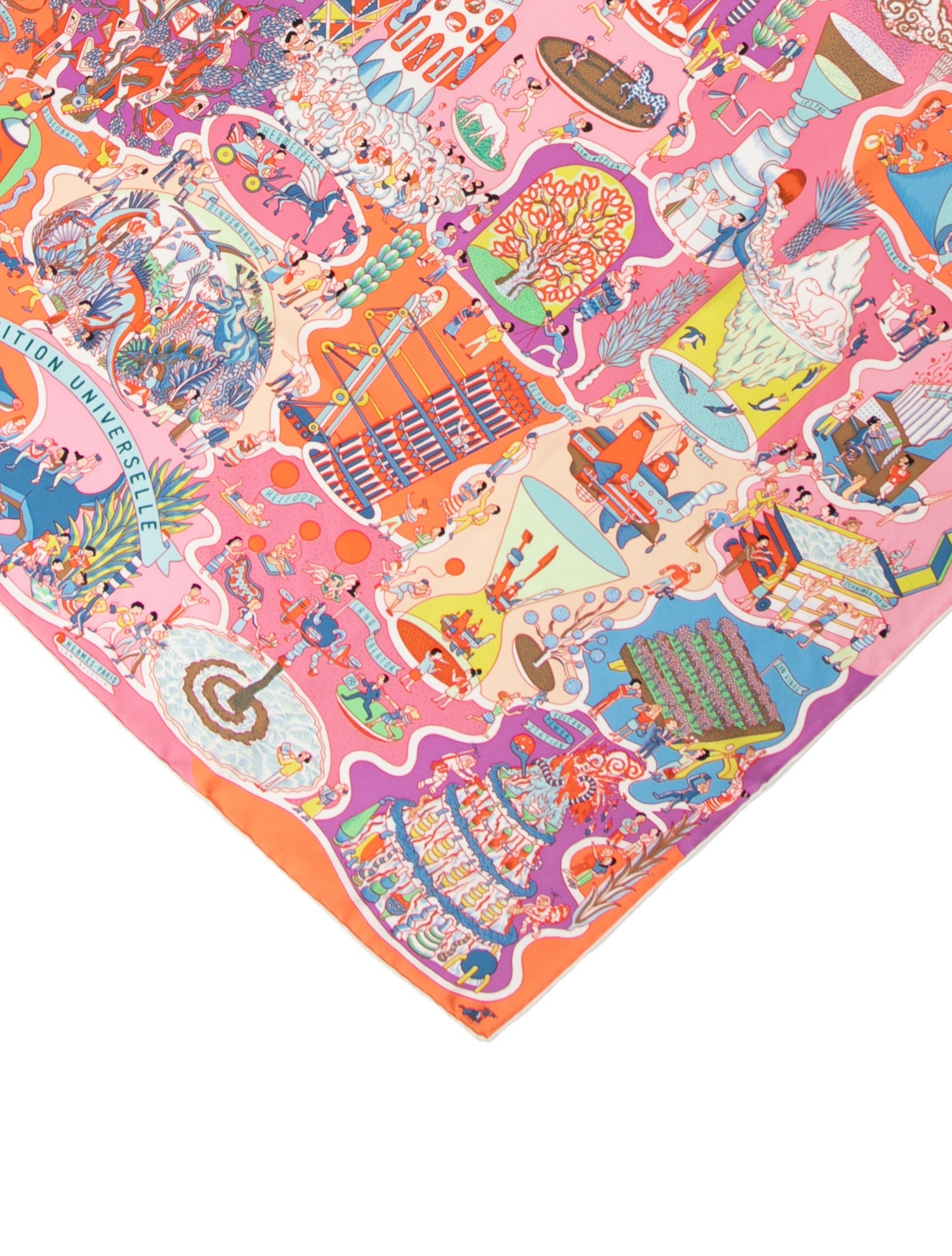 Hermès Exposition Universelle Silk Scarf