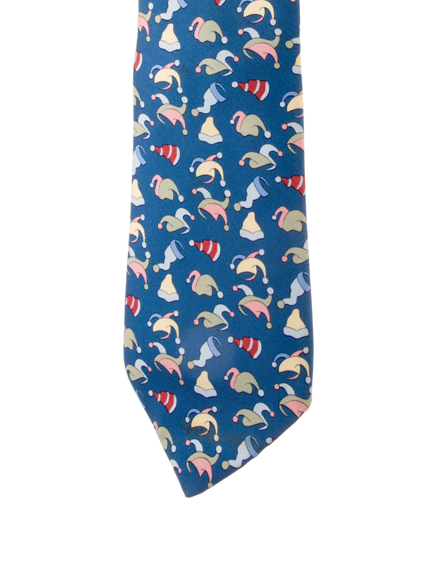 Hermès Silk Printed Tie