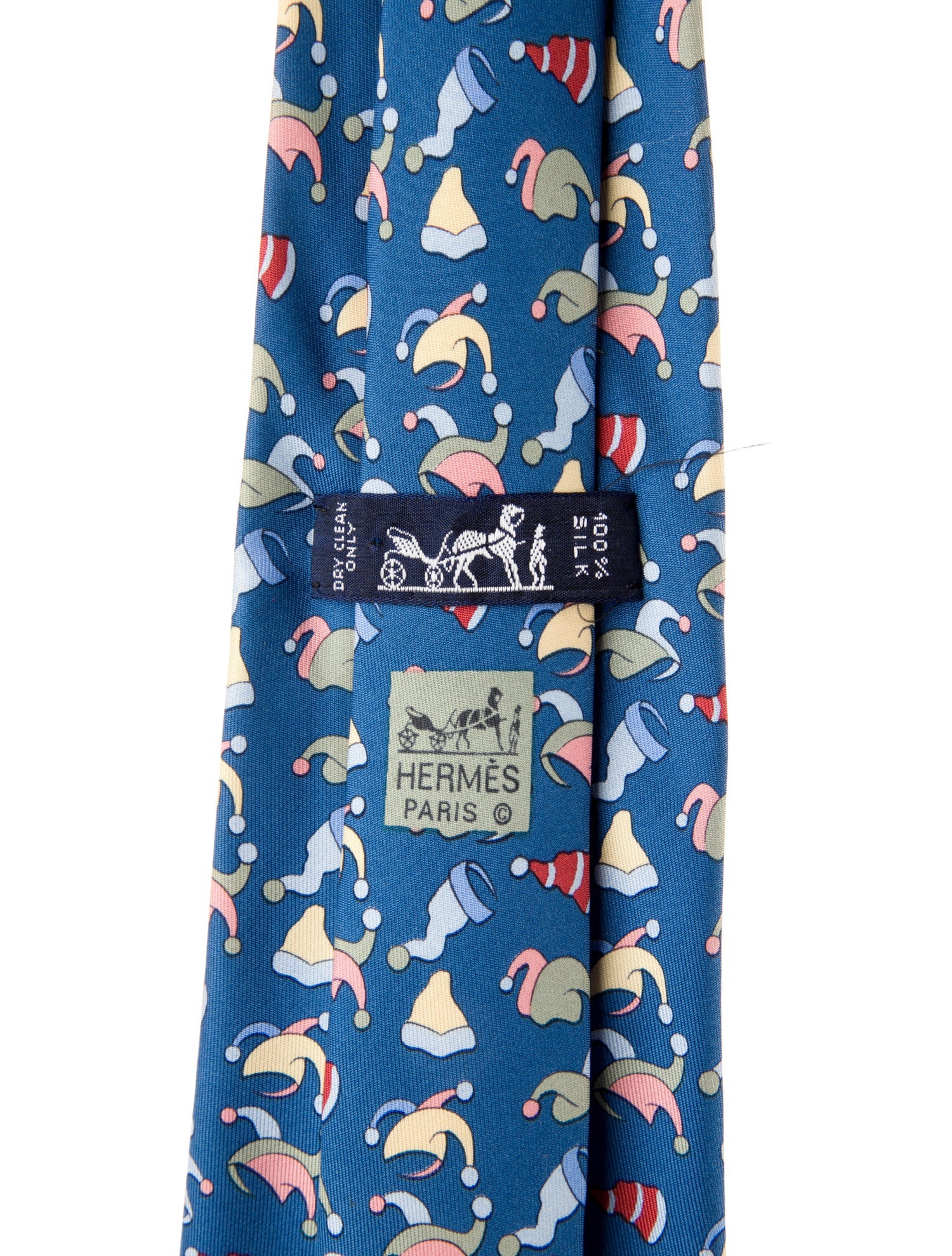 Hermès Silk Printed Tie