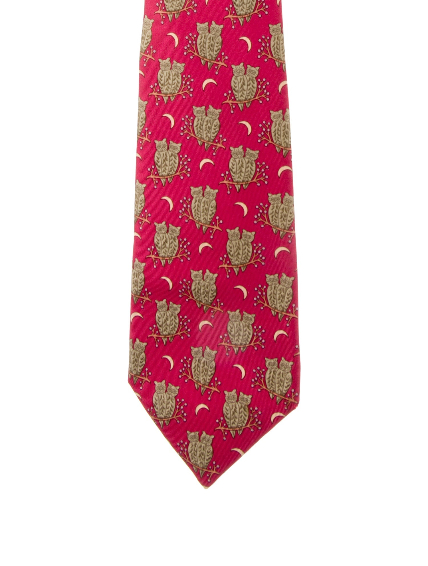 Hermès Silk Printed Tie