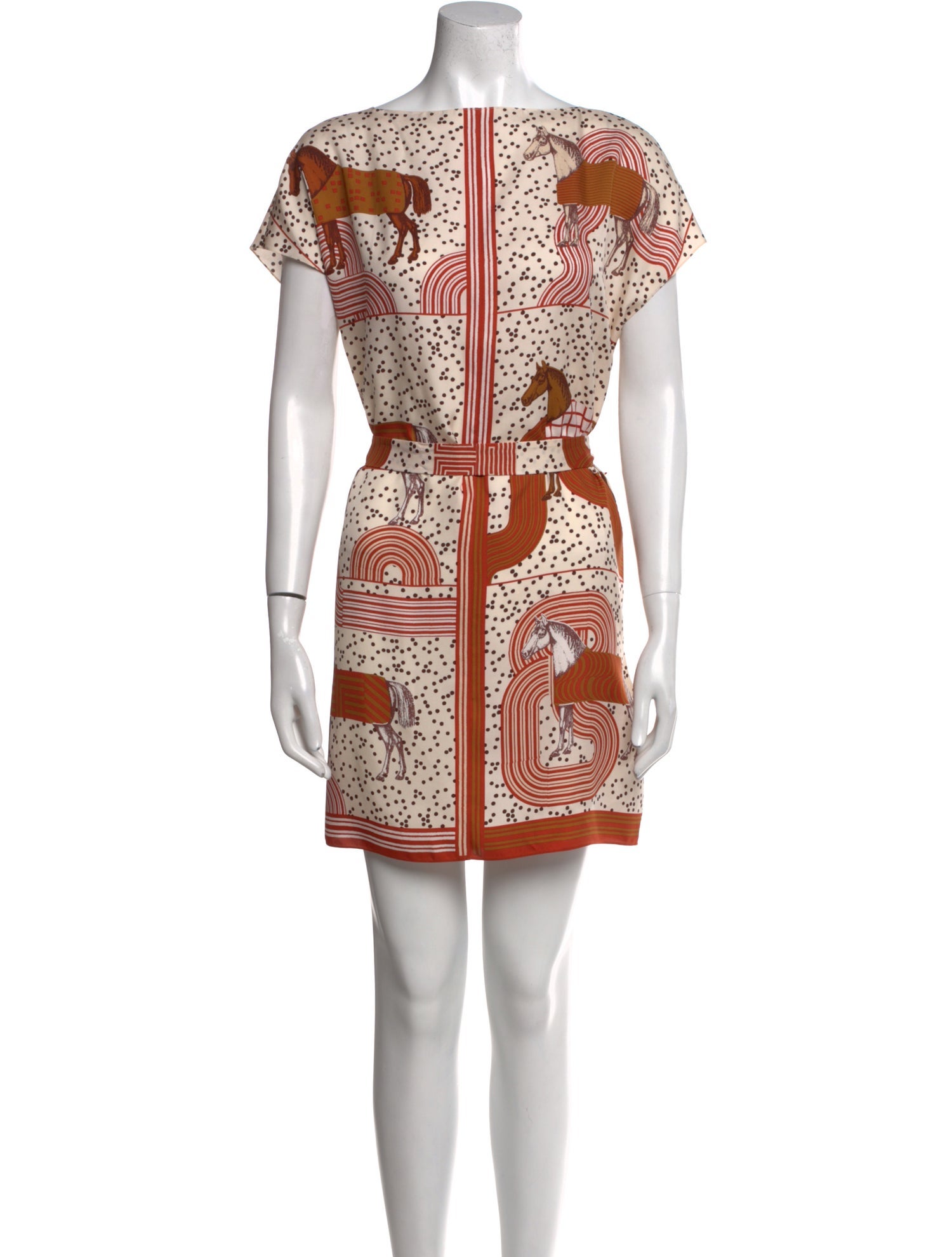 Hermès Silk Mini Dress w/ Tags