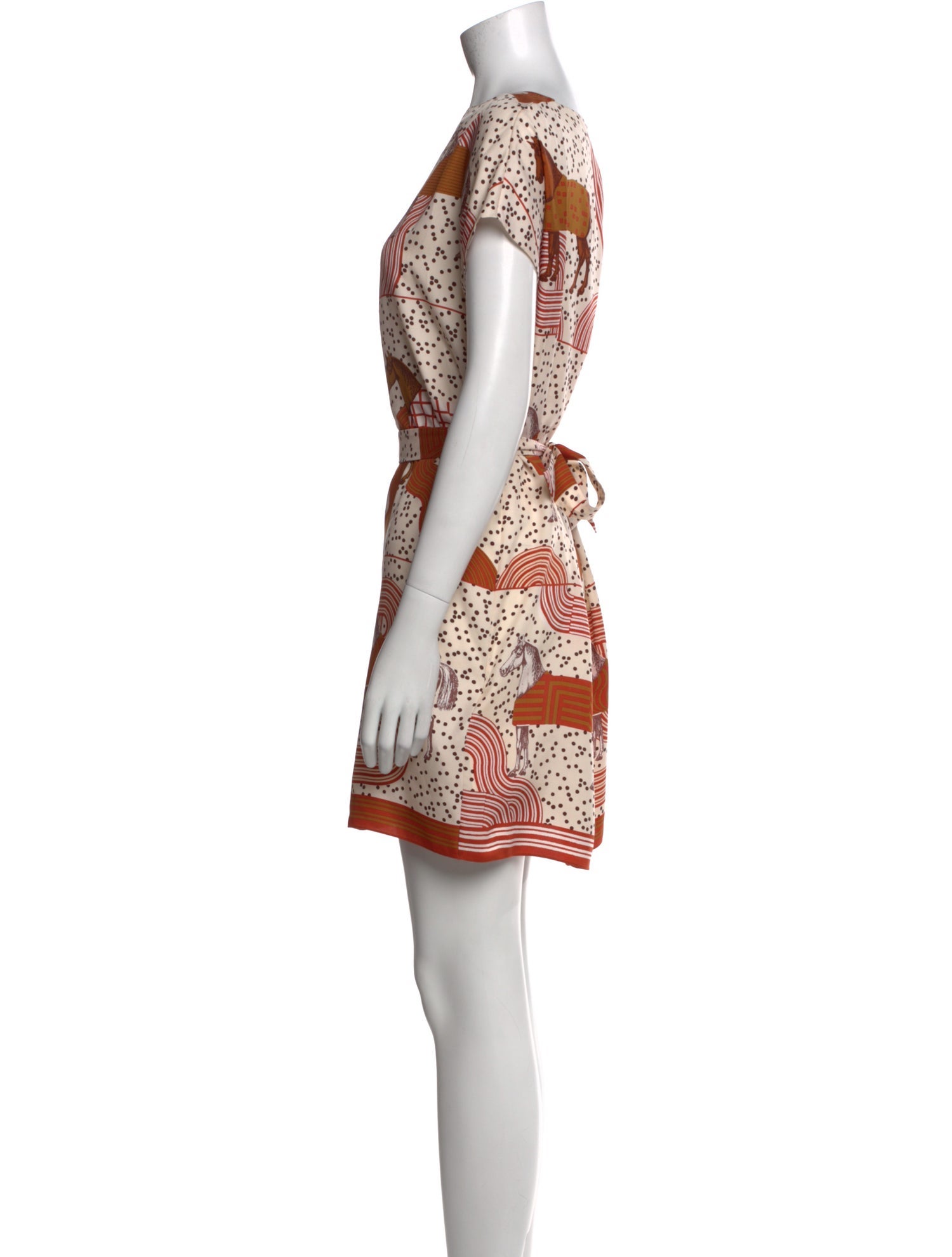 Hermès Silk Mini Dress w/ Tags