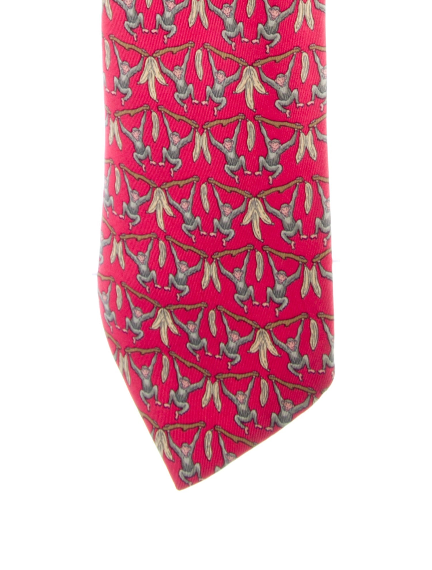 Hermès Silk Pattern Tie