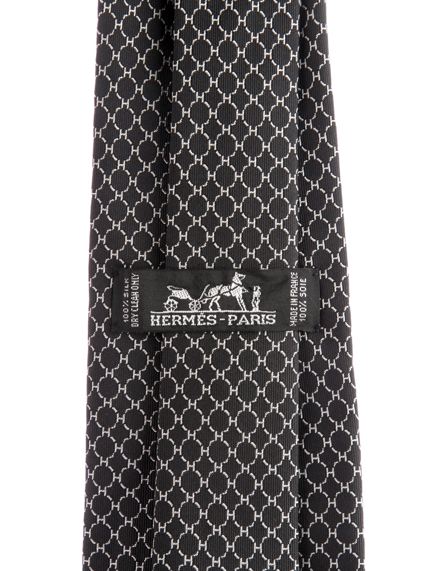 Hermès Silk Pattern Tie