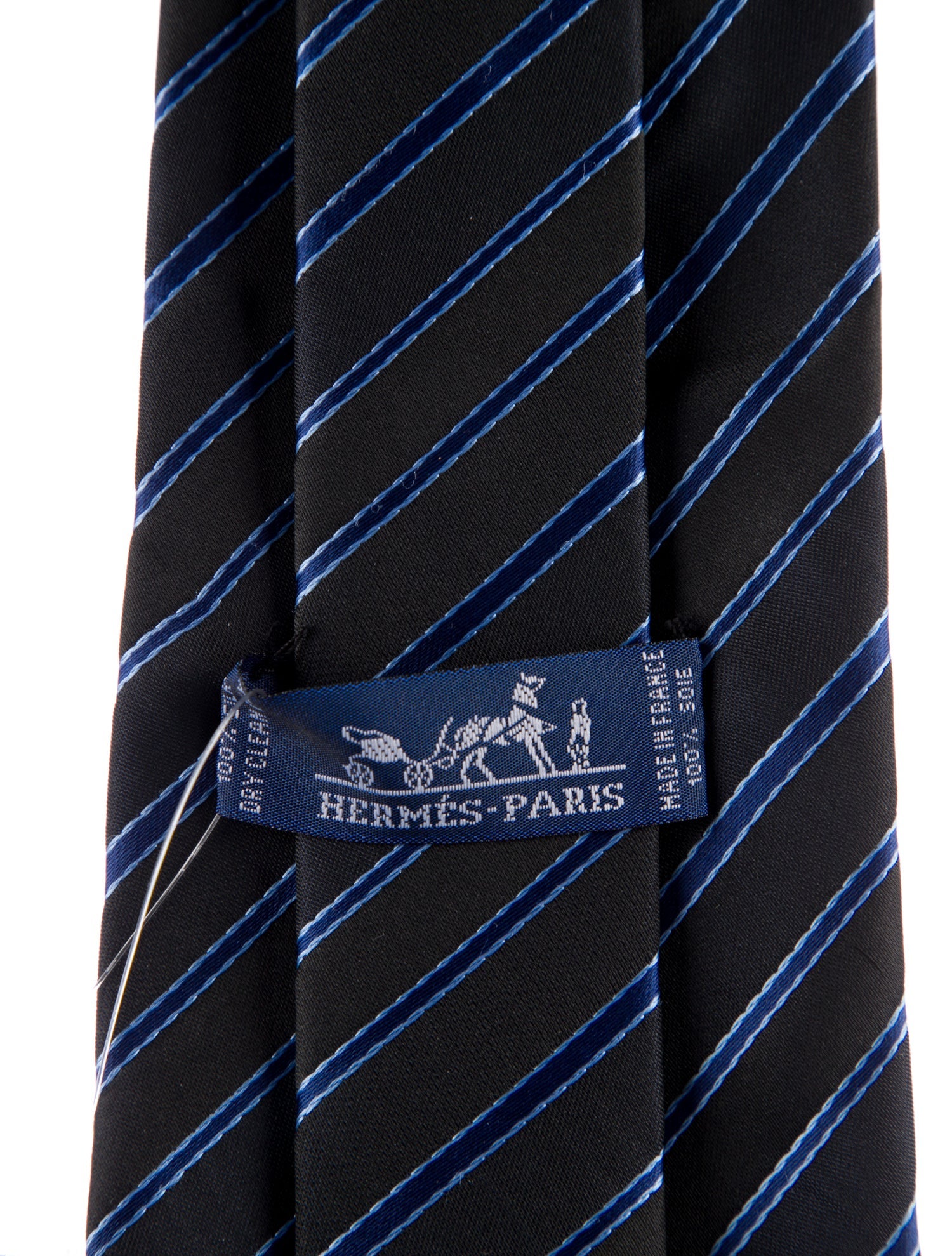 Hermès Pattern Print Silk Tie