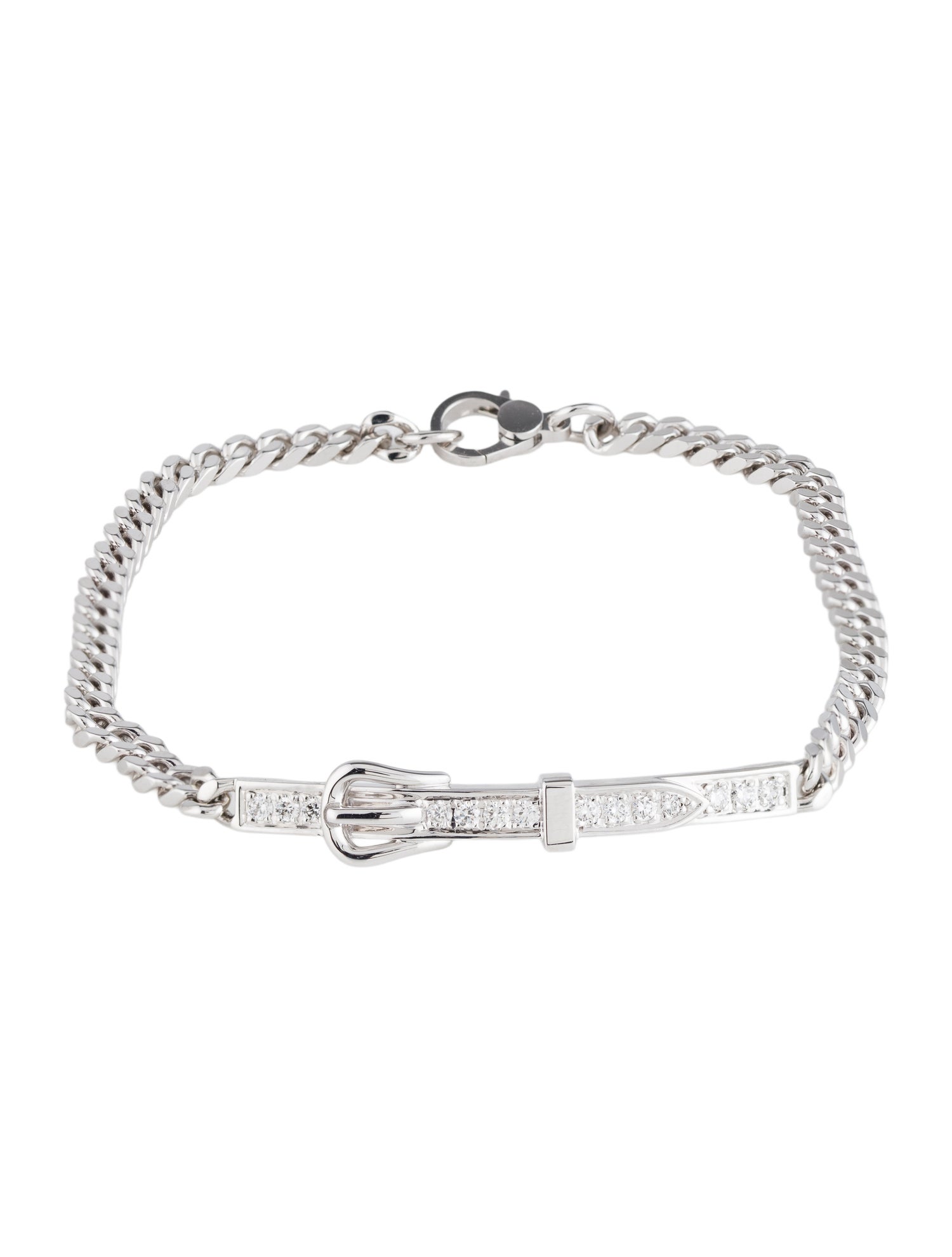 Hermès 18K Diamond Etriviere Bracelet