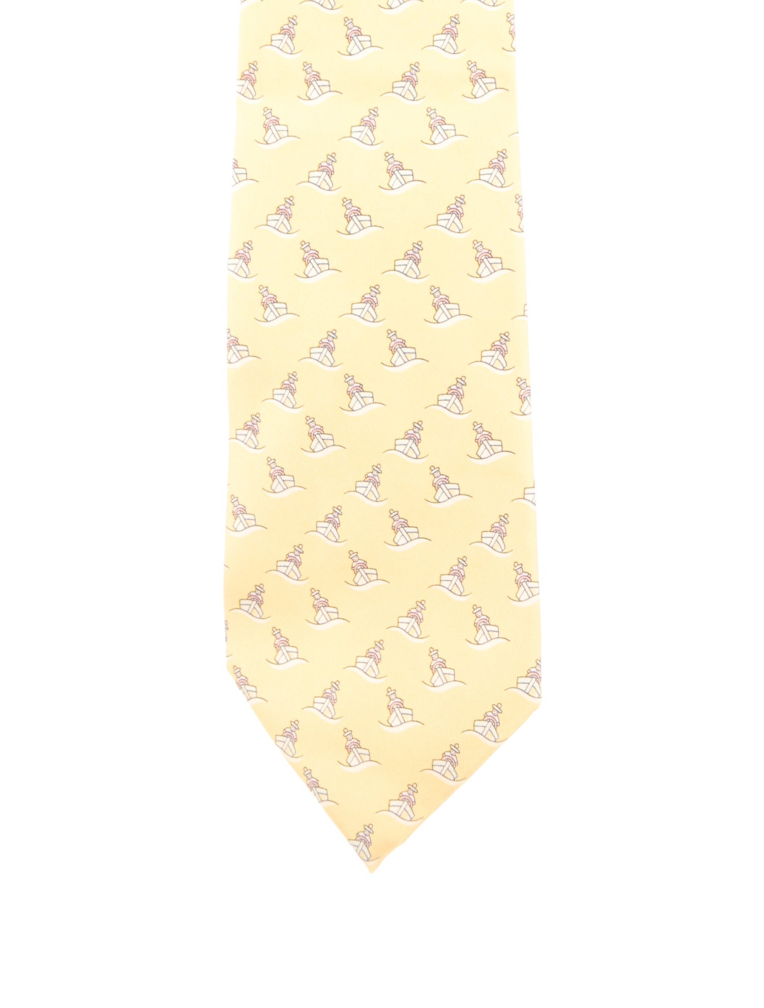 Hermès Silk Pattern Tie