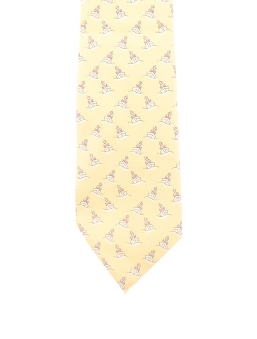 Hermès Silk Pattern Tie
