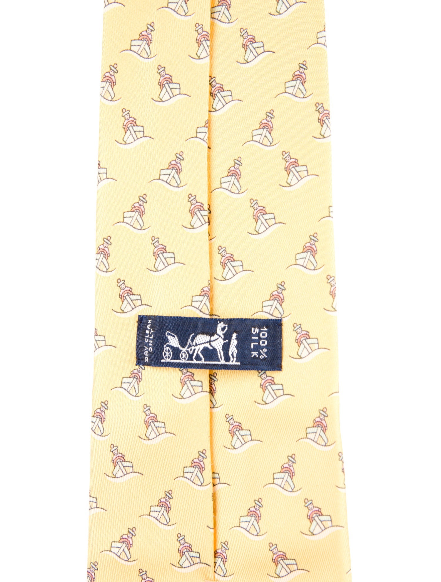 Hermès Silk Pattern Tie