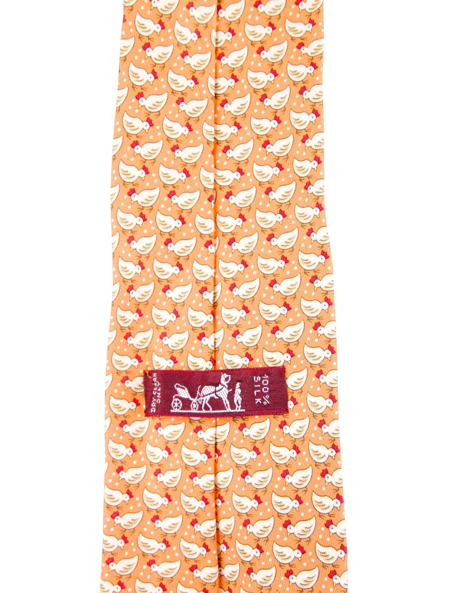 Hermès Silk Pattern Tie
