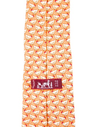 Hermès Silk Pattern Tie
