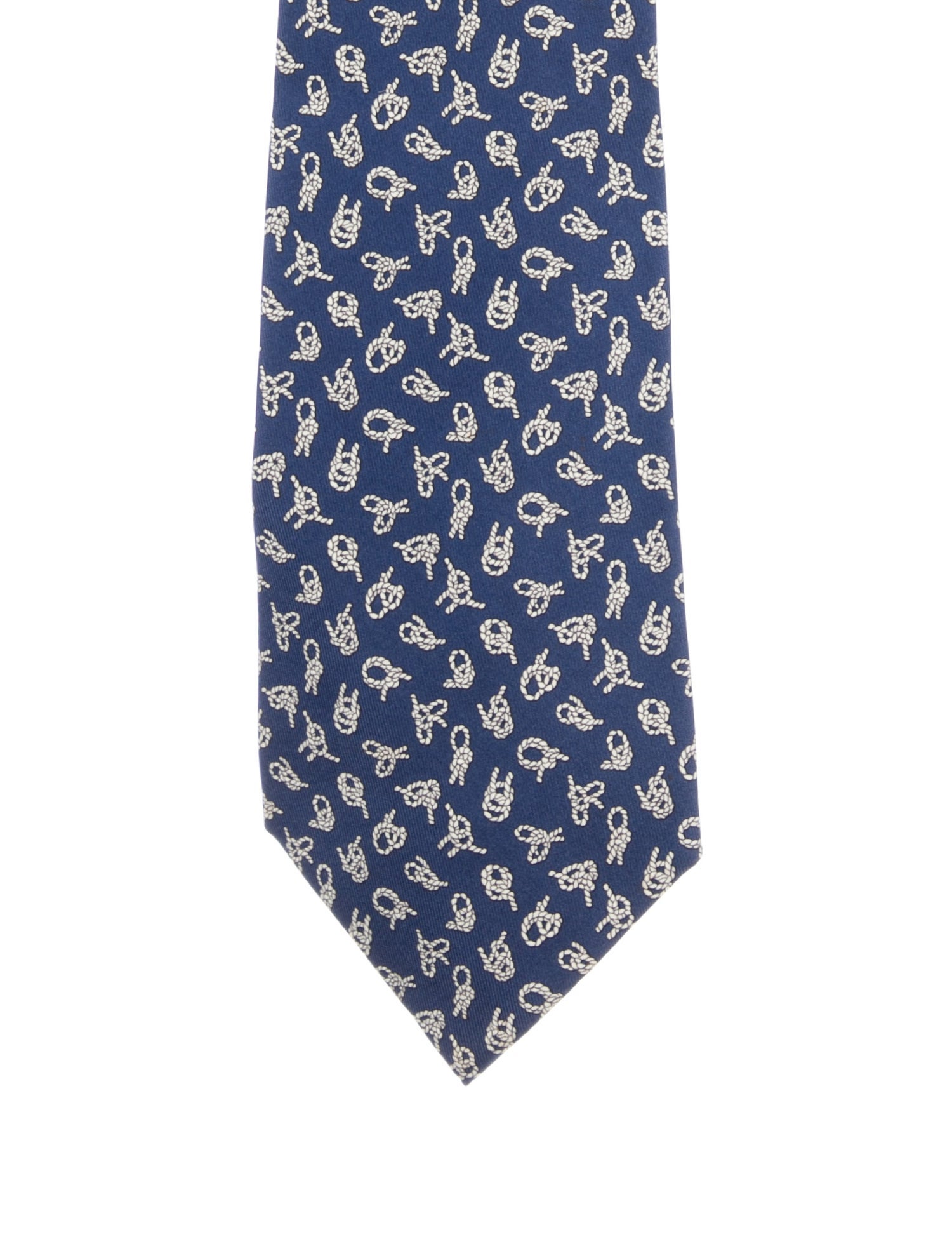 Hermès Silk Pattern Tie