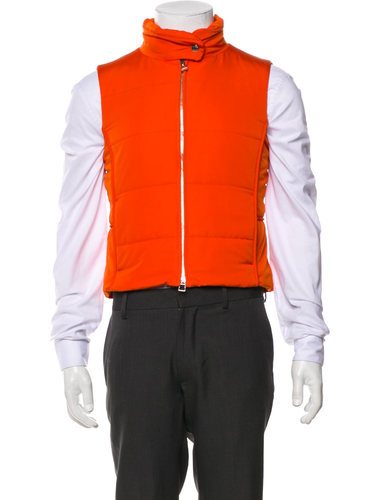 Hermès Mock Neck Sleeveless Sweater Vest